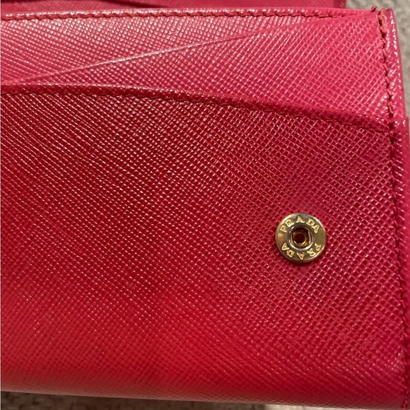 Prada red long Wallet clutch - Picture 10 of 11